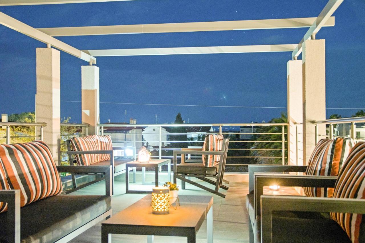 Aelia Luxury Apartments Nikíti Kültér fotó