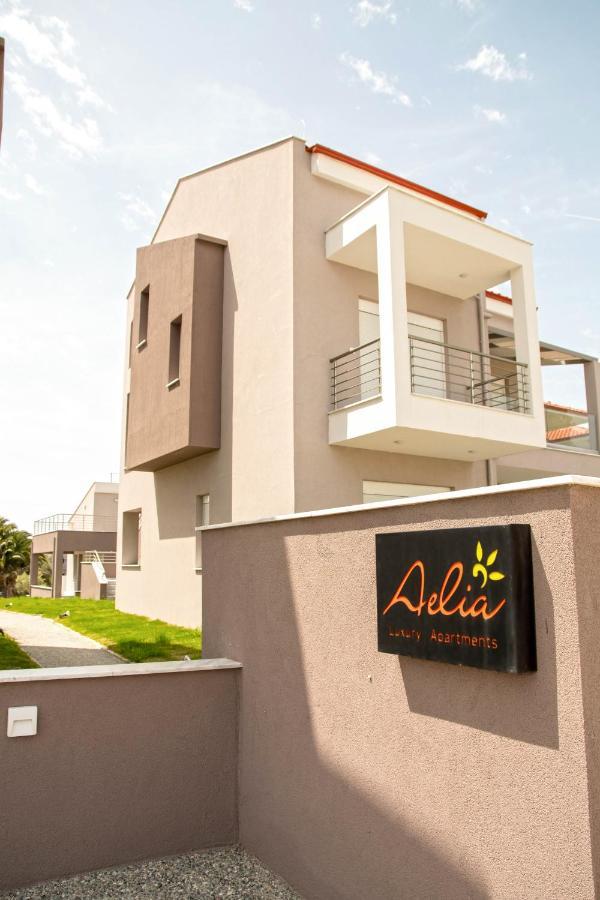 Aelia Luxury Apartments Nikíti Kültér fotó